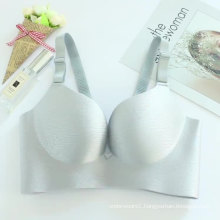 Hot sales comfort invisible wire free ropa interior ladies underwear sexy bra and panty new design sexy bra and panties